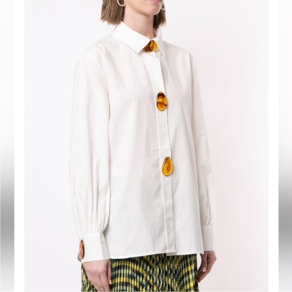 Atoir Moving To New York Shirt Ivory Size 6 NWT - Picture 1 of 5